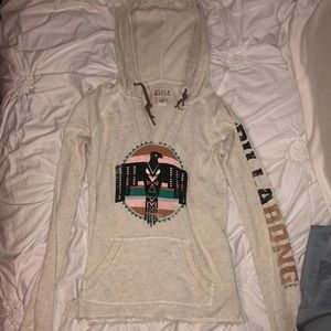 Cream Billabong hoodie